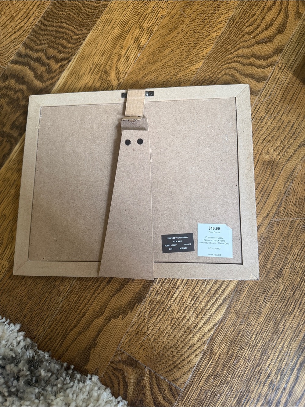 Photo bundle- wood holder and velvet photo book storage - Picture 3 of 16